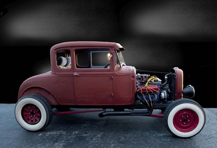 30' Model A Ford Coupe by Lori Hutchison art print