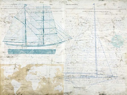 Classic Sailing by Joannoo art print