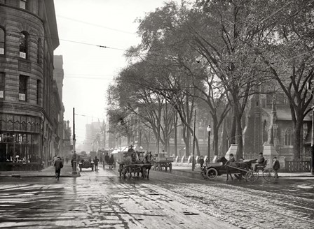 1916 - St Catherine Street by Marcus Jules art print