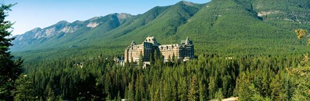 Historic Banff Springs Hotel in Banff National Park, Alberta, Canada by Panoramic Images art print