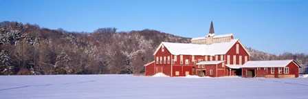 Barn in a Field, Columbia County, Pennsylvania by Panoramic Images art print