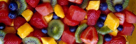 Close-up of Fruit Salad by Panoramic Images art print