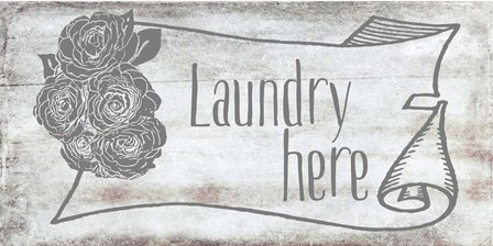 Laundry Here by Ramona Murdock art print