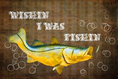 Wishin I Was Fishin II by Ramona Murdock art print