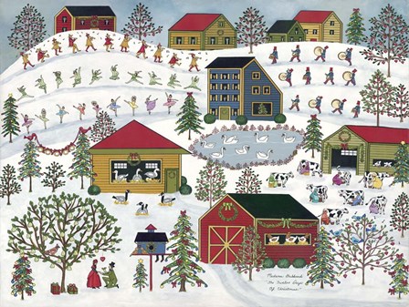 12 Days by Medana Gabbard art print