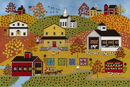 Autumn Adventure by Medana Gabbard art print