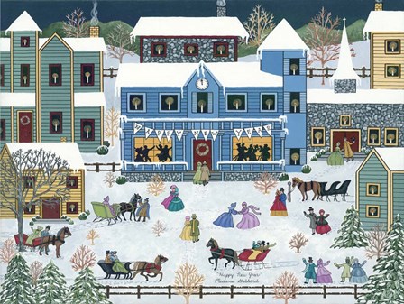 Happy New Year 2 by Medana Gabbard art print