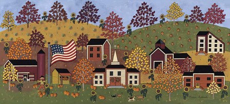 Sunflower Hill by Medana Gabbard art print