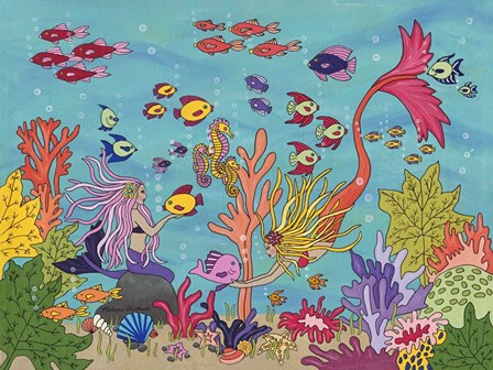 Under The Sea by Medana Gabbard art print