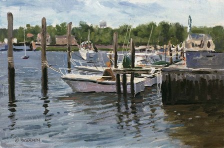 Manasquan Boats by Michael Budden art print