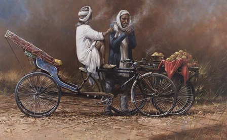 Preening by Michael Jackson art print