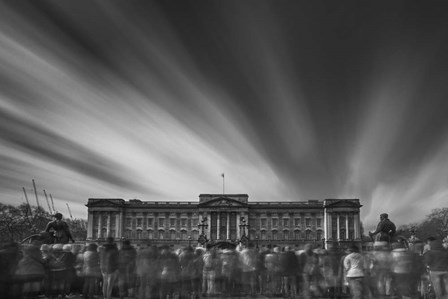 Buckingham Palace S1 BW by Moises Levy art print