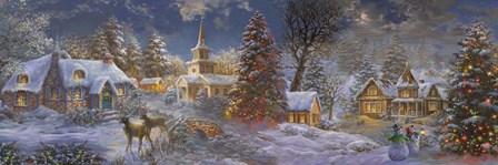 Stillness of Christmas by Nicky Boehme art print