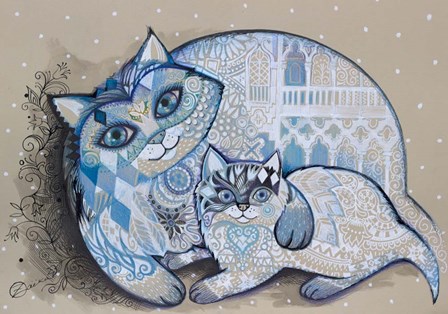 Venice In Snow by Oxana Zaika art print