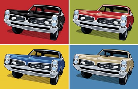 1967 GTO Classic Car by Ron Magnes art print