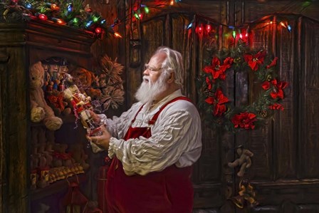 Inspection by Santa’s Workshop art print