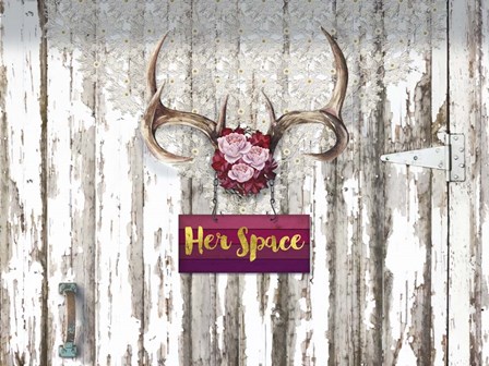 Her Space Santa Fe Cottage Style by Tina Lavoie art print