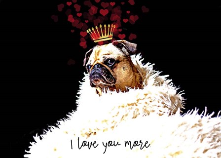 Pug Love by Tina Lavoie art print