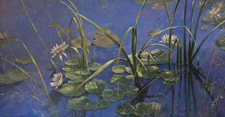 Lilies by Michael Jackson art print