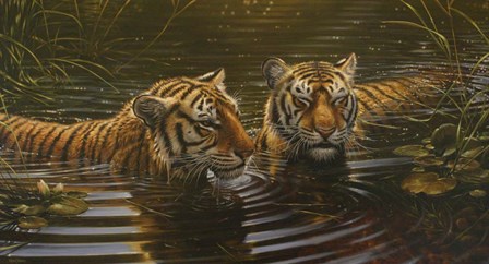 In the Water by Michael Jackson art print