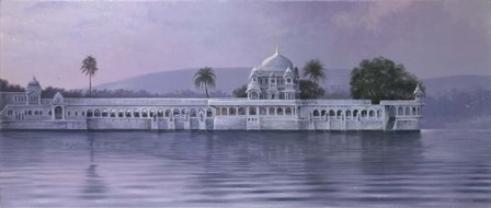 Saijangargh Lake Palace by Michael Jackson art print