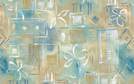 Floral Abstract by Stessi art print