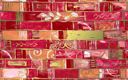 Gold Lines by Stessi art print