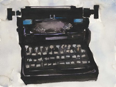 Typing II by Sam Dixon art print