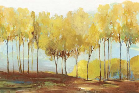 Yellow Trees by Allison Pearce art print