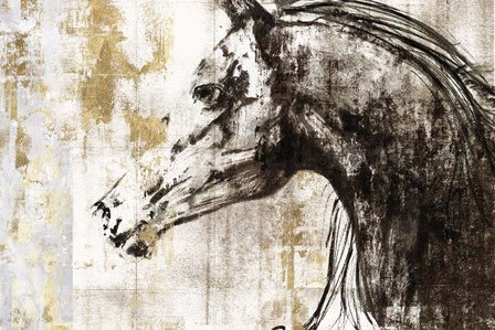Equestrian Gold IV by PI Galerie art print