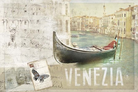 Venezia Butterfly by Posters International Studio art print