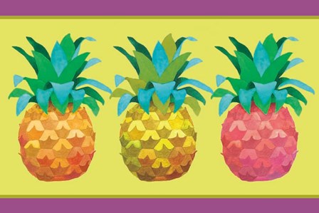 Island Time Pineapples I by Beth Grove art print
