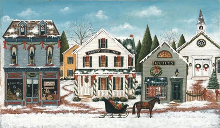 Christmas Village I by David Carter Brown art print