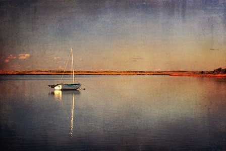 Last Boat in the Bay by Katherine Gendreau art print