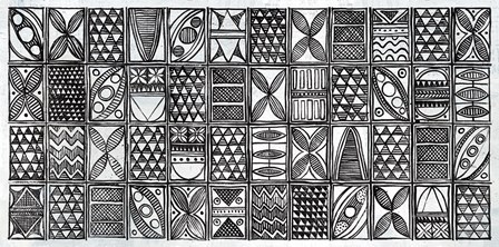 Patterns of the Amazon I BW by Kathrine Lovell art print