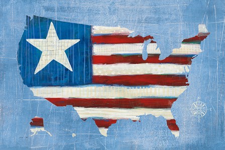 See the USA Americana by Melissa Averinos art print
