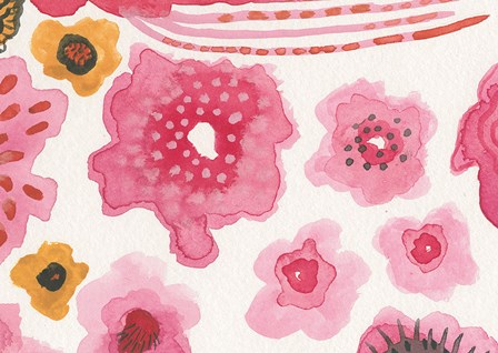 Pink Flower Power by Melissa Averinos art print