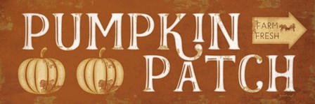Pumpkin Patch by Jennifer Pugh art print