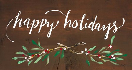 Happy Holidays by Molly Susan Strong art print
