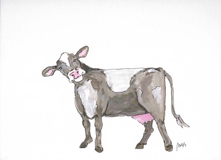 Cow by Molly Susan Strong art print