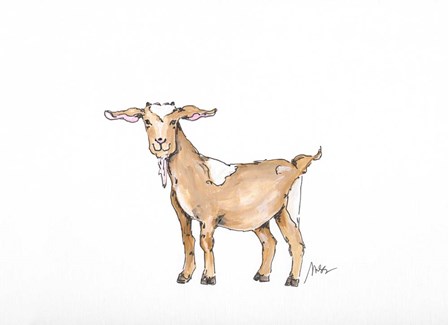Goat by Molly Susan Strong art print