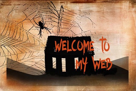 Welcome to my Web by Ramona Murdock art print