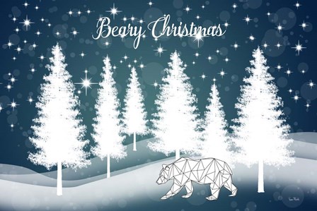 Beary Christmas by Ramona Murdock art print