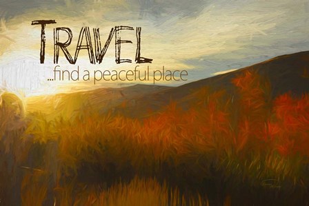 Travel, A Peaceful Place by Ramona Murdock art print