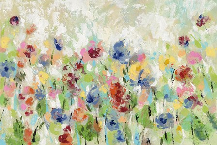 Springtime Meadow Flowers by Silvia Vassileva art print