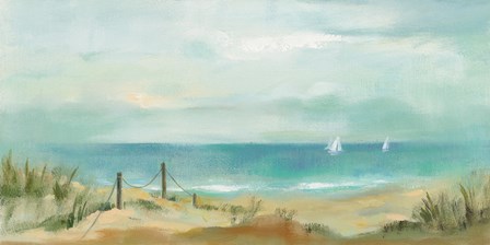 Serenity on the Beach by Silvia Vassileva art print