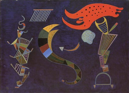 Mit dem Pfeil, c.1943 by Wassily Kandinsky art print