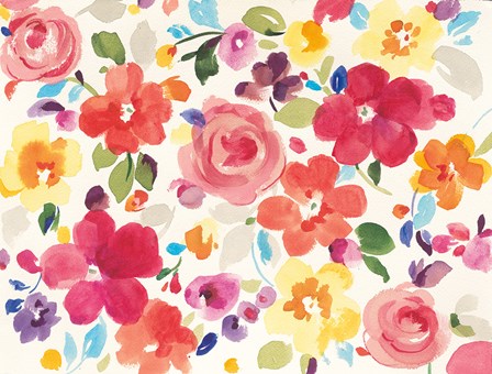 Popping Florals by Danhui Nai art print