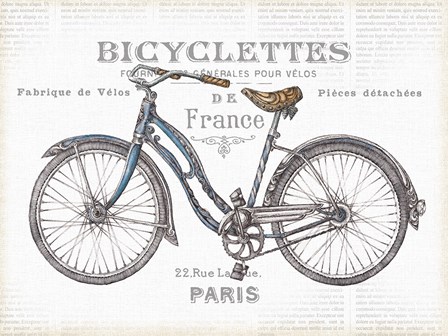 Bicycles II v2 by Daphne Brissonnet art print