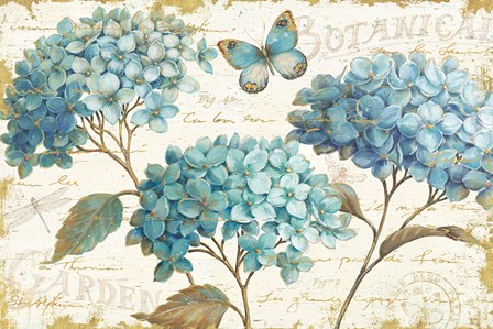 Blue Garden I by Daphne Brissonnet art print